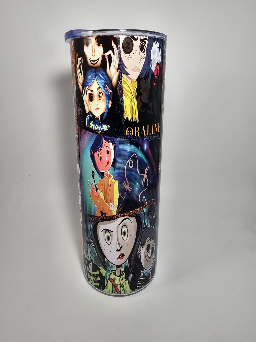 20oz Coraline Tumbler - Multi-Color Character Collage